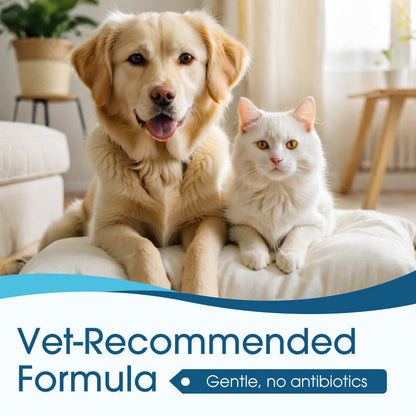 🐶🐱 Ear cleaner, Relieves itching in dogs & cats