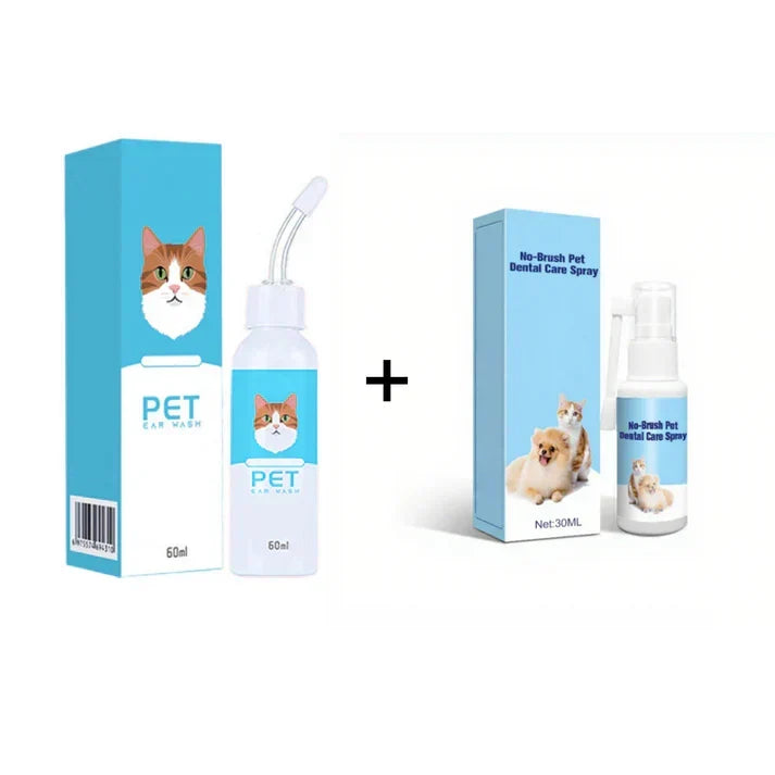 🐶🐱 Ear cleaner, Relieves itching in dogs & cats